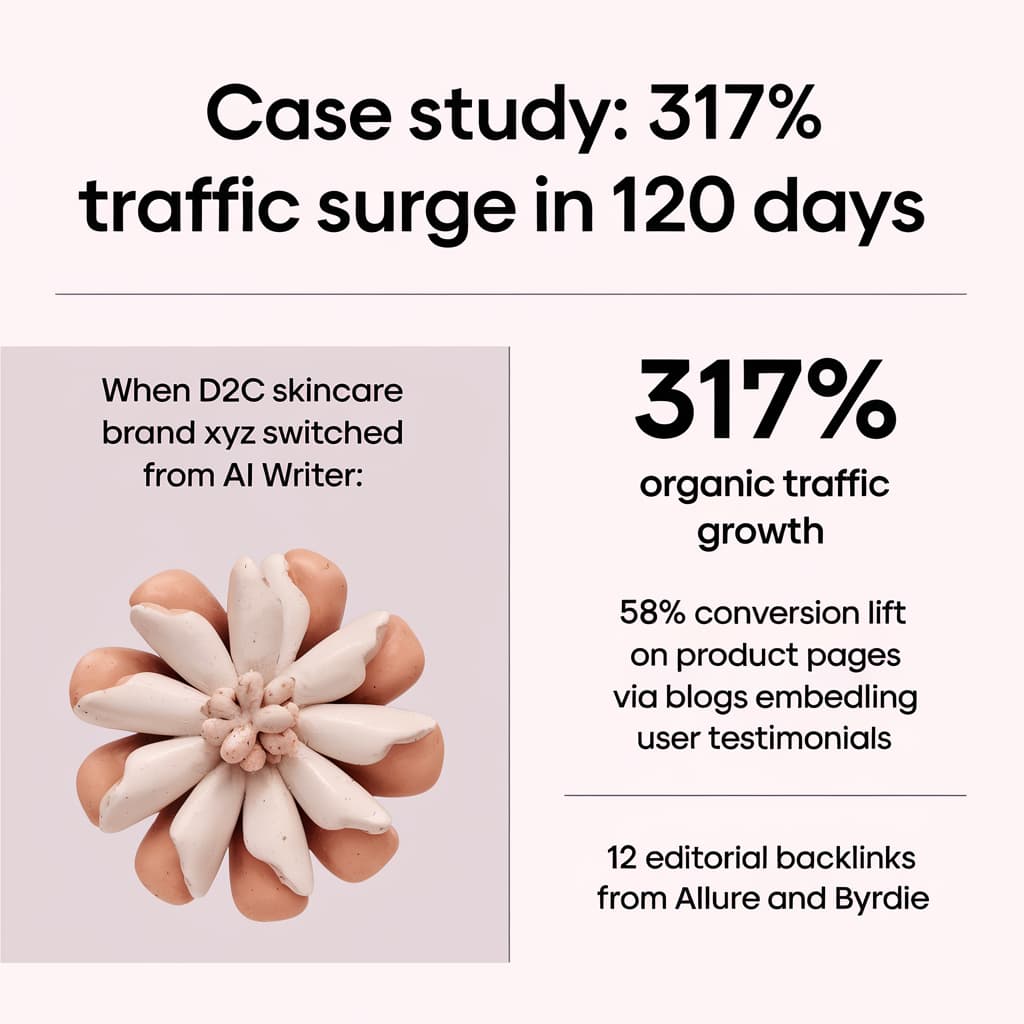 Case study results visualization